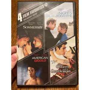 4 Films Favorites Richard Gere, American Gigolo, Sommersby, Nights in Rodanthe,